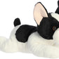 Aurora® Adorable Flopsie™ French Bulldog Pup Stuffed Animal - Playful Ease - Timeless Companions - White 12 Inches