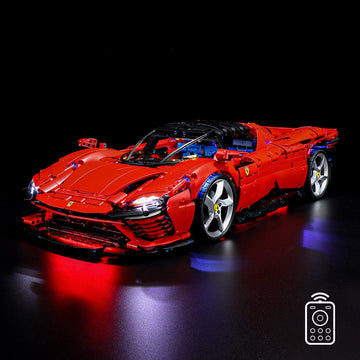 Briksmax Led Lighting Kit For Lego-42143 Ferrari Daytona Sp3 - Compatible With Lego Technic Building Blocks Model- Not Include The Lego Set