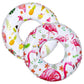 Heysplash Cartoon Swim Ring, Inflatable Durable Round Shaped Flamingo Summer Pool Beach Party Swimming Float Tube Water Fun Swim