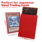Ruby Yu-Gi-Oh Card Sleeve 200 Pack, Japanese Small Card Sleeves Photocard Sleeves Yu-Gi-Oh Sleeves, Back Textured Perfect Shuffl