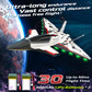Deerc Future Rc Plane 4 Channel Remote Control Airplane With Led Lights Easy To Fly Aerobatic Aircraft Toys,2.4Ghz 6-Axis Gyro S