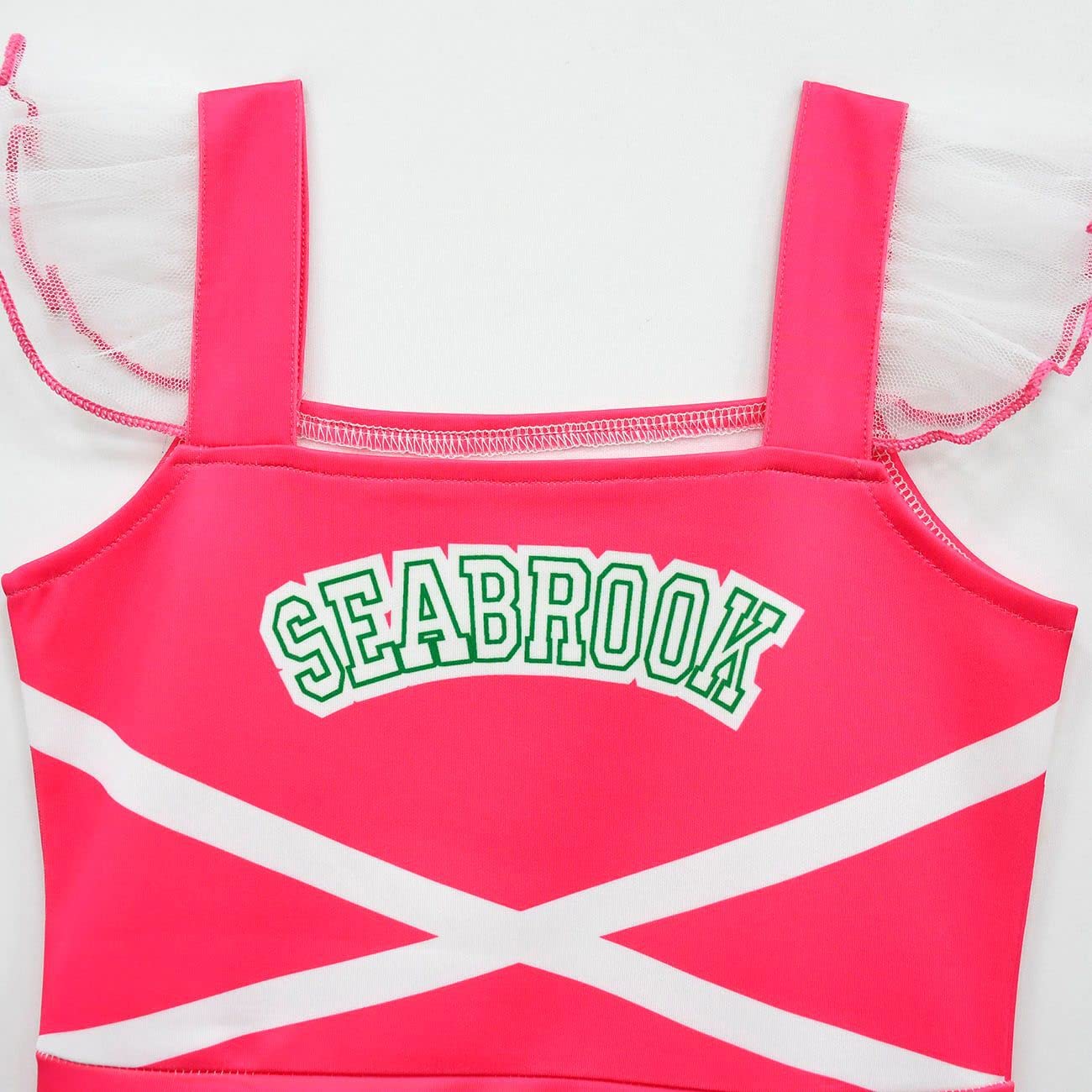 Zombies Cheerleader Dresses Girls Cheerleading Cosplay Dress Zombies Dresses Kids 8-9Y