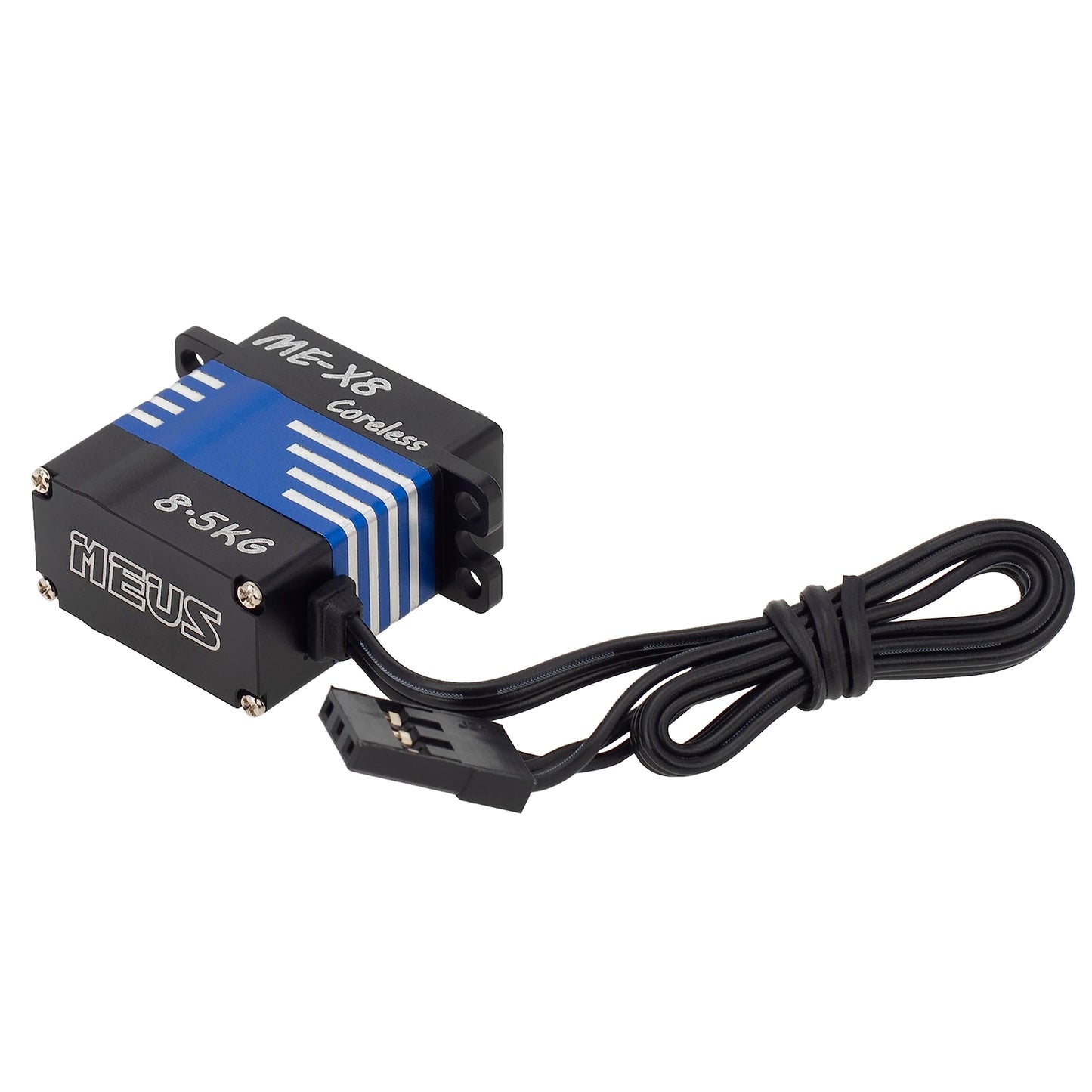 Meus Racing Rc Micro Servo 8.5Kg With High Torque For Scx24 Trx4M 1/10 1/8 Rc Crawler Car (Mex-8)