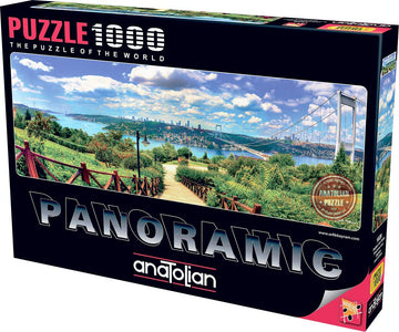 Anatolian Puzzle - Bosphorus From Otagtepe, 1000 Piece Jigsaw Puzzle, #1028, Brown/A (Ana1028)