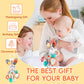 Baby Hanging Toys 0-12 Months - Interactive Stroller & Car Seat Toy with Jingle Sounds, Clinking Rings & Detachable Links | Safe