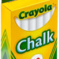 Crayola White Chalk 12 Ea (Pack of 7)
