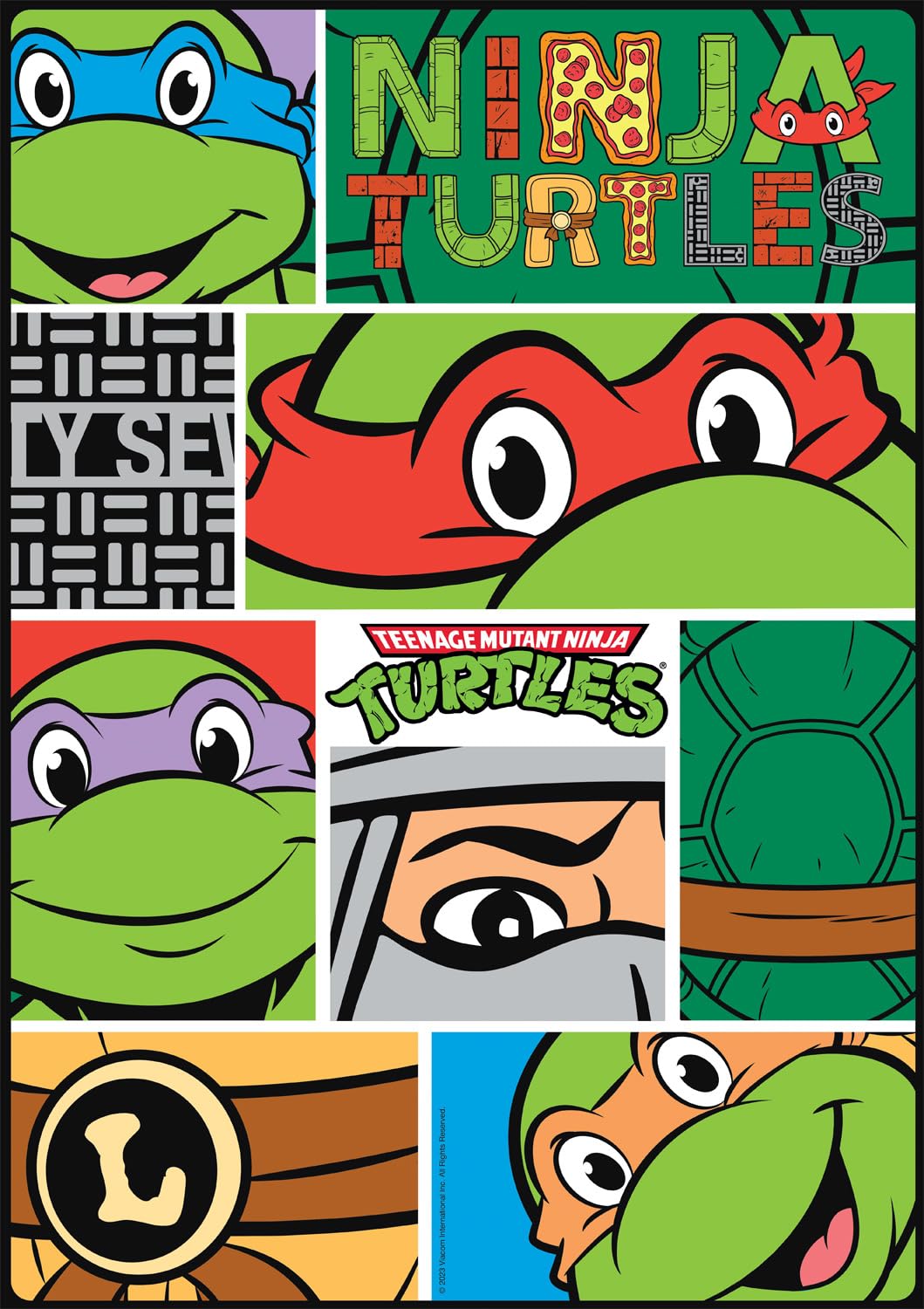 Buffalo Games - Viacom - Tmnt Closeups - 300 Piece Jigsaw Puzzle For Adults -Challenging Puzzle Perfect For Game Nights - Finished Size Is 21.25 X 15.00