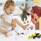 Peagprav Farm Animals Toy Set - 140 pcs Barn Playset for Kids 3-7 Years - Multicolour ABS & PVC Figurines