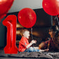 40 Inch Giant Red Number 13 Balloon, Helium Mylar Foil Number Balloons For Birthday Party, 13Th Birthday Decorations For Kids An