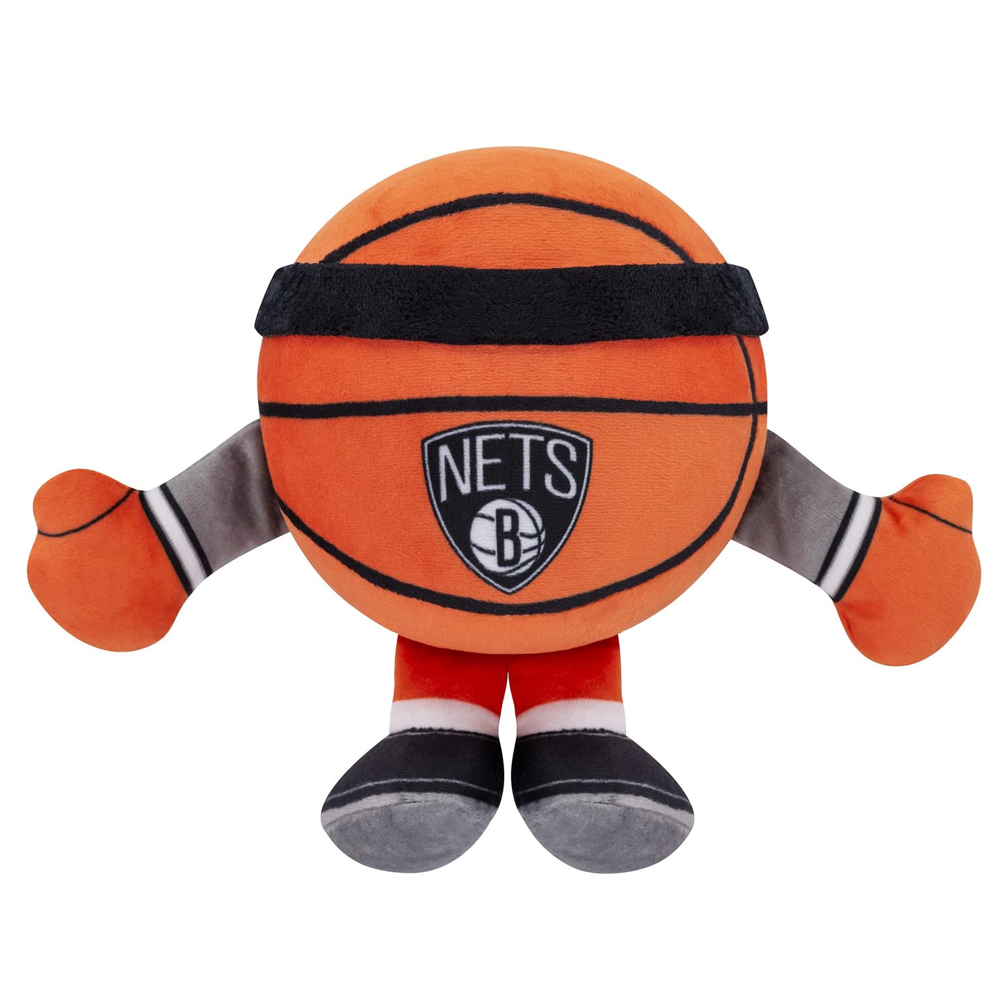 Bleacher Creatures Brooklyn Nets 8'' Kuricha Basketball Sitting Plush- Soft Chibi Inspired Plush