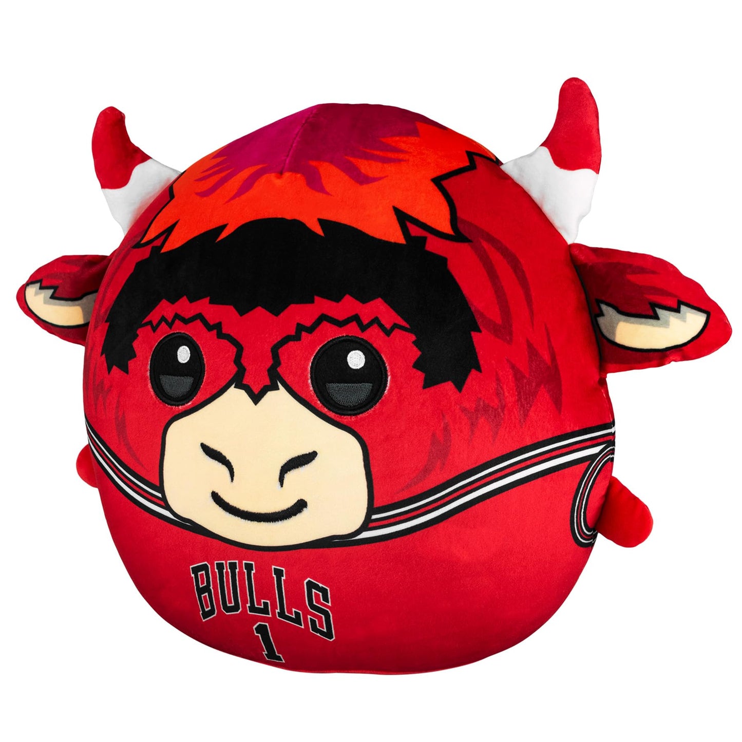 Sleep Squad Chicago Bulls Benny The Bull 12'' Mascot Kiri Cloud Plushie - Official Nba Plush