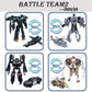 8 Pcs Mini Car Robot Toys, 3.5-Inch Small Hero Action Figures, Birthday Favors Toys For Kids Age 5 And Up.