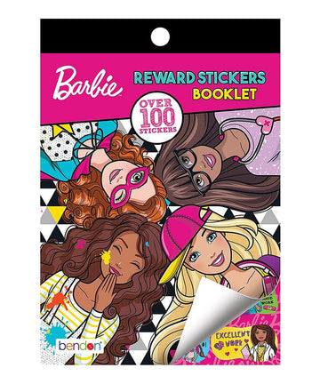 Barbie Sticker Pad | Barbie Rewards Stickers Activity Book 100 Stickers | Rewards Booklet Sticker Pad 100 Count