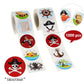 1000 Pieces Pirate Stickers Fun Pirate Themed Stickers Assorted Pirate Roll Stickers Pirate Wall Decals Pirate Birthday Party Fa