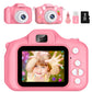 Kids Camera For Boys And Girls, Acixx Digital Camera For Kids Toy Gift, Toddler Camera Christmas Birthday Gifts For Age 3-12 With 32Gb Sd Card, Video Recorder 1080P Ips 2 Inch(Pink)