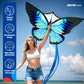 Sgftre Green Butterfly Kite Premium Quality, Easy To Fly Perfect Outdoor Toy For Kids And Adults,Beach And Park Kite For Family