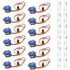 Alinan 12pcs SG90 Micro Servo Motor 9G Mini Servo Kit for RC Helicopter Airplane Car Boat Robot Arm/Hand/Walking/Servo Door Lock