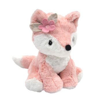 Lambs & Ivy Plush Pink Woodland Fox Stuffed Animal Toy - 9 Inch, Polyester, Model 884043F
