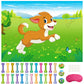Morcheiong Pin The Tail On The Dog Birthday Party Game With 48Pcs Bones, Give The Puppy Dog A Bone Game For Kids Dog Birthday Party Supplies Decorations