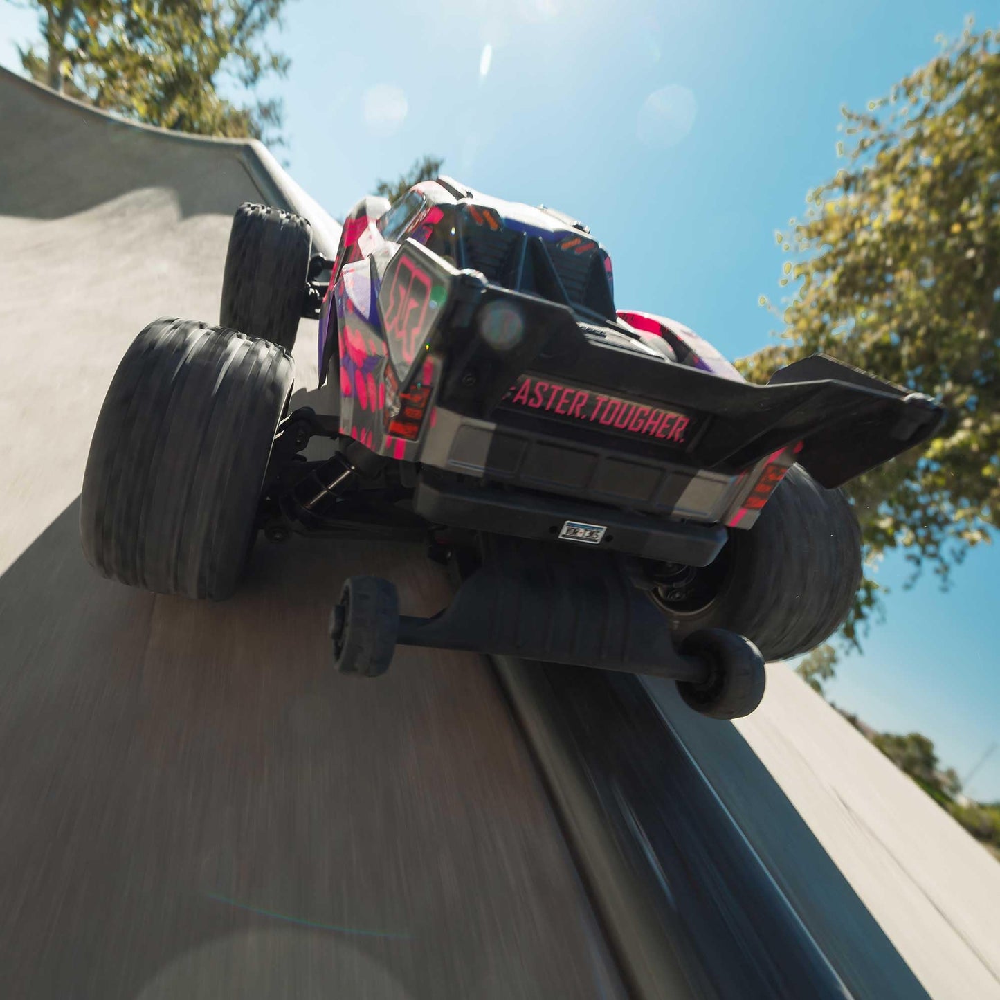 ARRMA 1/10 VORTEKS 4X4 Stadium Truck RTR, Purple, 18.5"x13.15"x6.65", BLX Brushless, Model ARA430