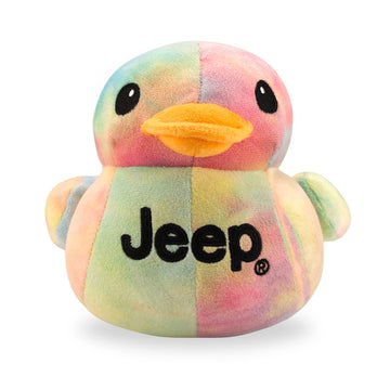 Jeep Text Logo Stuffed Animal Plush Duck Tie Dye -Perfect Enthusiasts You'Ve Been Ducked