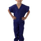 Natural Uniforms Childrens Scrub Set-Soft Touch-Role Play Costume Set (True Navy Blue, 5/6)