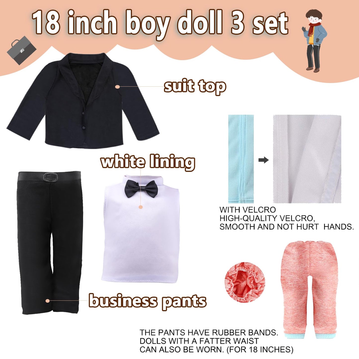 Yayyay Bear Clothes Tuxedo Outfit - Bear Clothes Suitable For 13-16 Inch, Bear Clothes Bears On Weddings, Stuffed Animal Clothes