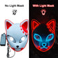 Ginkago 3PCS Cosplay Mask Anime Light Up Halloween Mask Photography Props Toy for Carnival Masquerade Party Costumes Decor (Batt