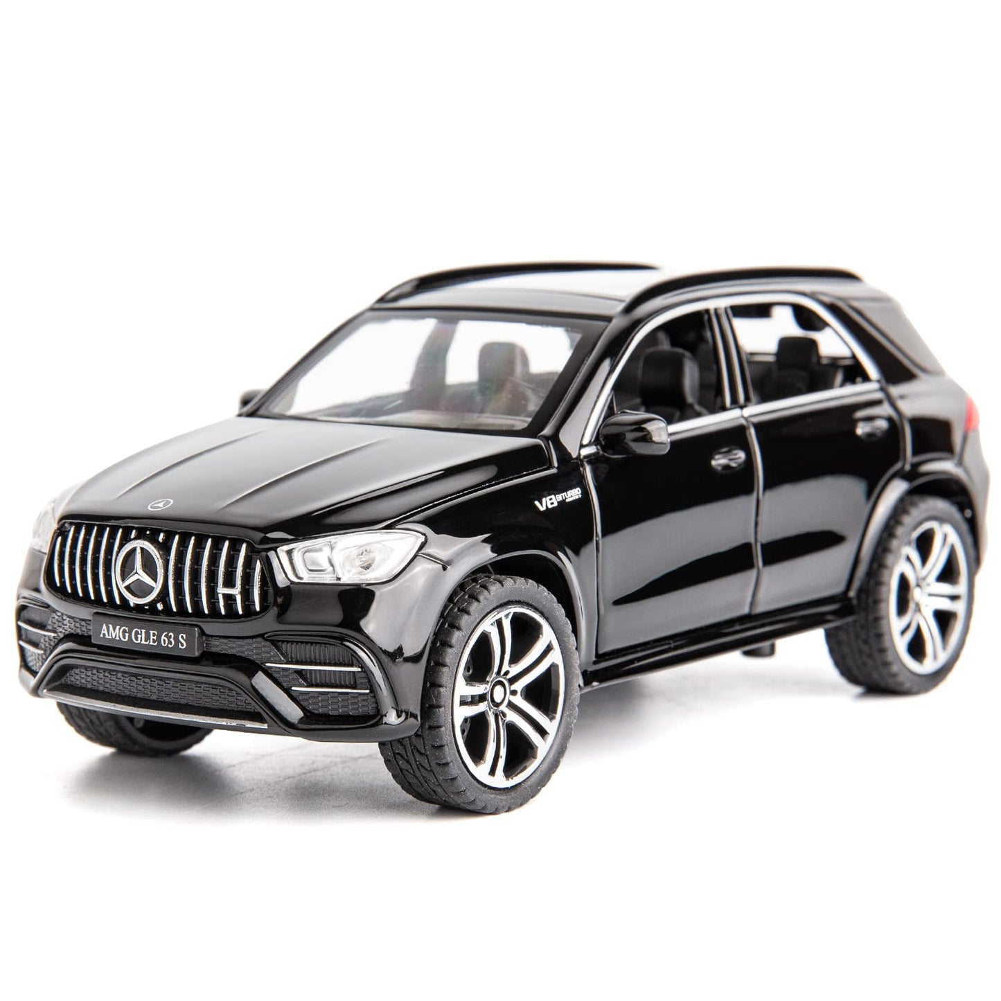 Wakakac 1/32 Scale Benz Amg Gle 63S Suv Toy Car  Alloy Diecast Collectible Pull Back Car Model With Light And Sound Toy Vehicles For Adults Boys Girls Gift Toy(Black) -Like New