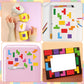 Unbess 1000Pcs Building Block Stickers For Kids, 2 Roll Assorted Bricks Paper Self Adhesive Decal Peel And Stick Removable Build