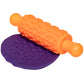 READY 2 LEARN Paint and Clay Texture Rollers - Set of 4 - Textured Dough Rolling Pins for Kids - Open-Ended Patterns for Crafts