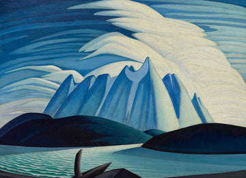 Lake And Mountain By Lawren Harris