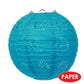 Lace Paper Lanterns - Turquoise