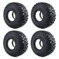 RCLIONS 4PCS 2.9inch Tires RC Wheels Tyre with Foam Insert for Axail SCX6 AXI05000 1/6th RC Crawler Car
