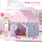 Sisticker Kids Play Tents For Girls Large Pink Playhouse For Kids Indoor And Outdoor Princess Tent For Kids Toddler Tent Children Play House
