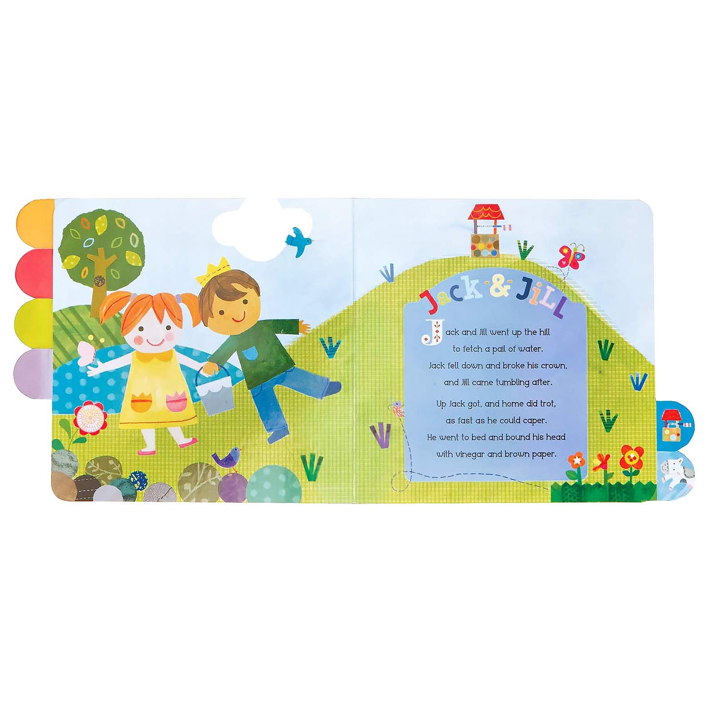 C.R. Gibson My First Mother Goose Nursery Rhyme Book, 10 x 8.7 x 0.5 inches, Model BBBT-12688, Ideal for Children