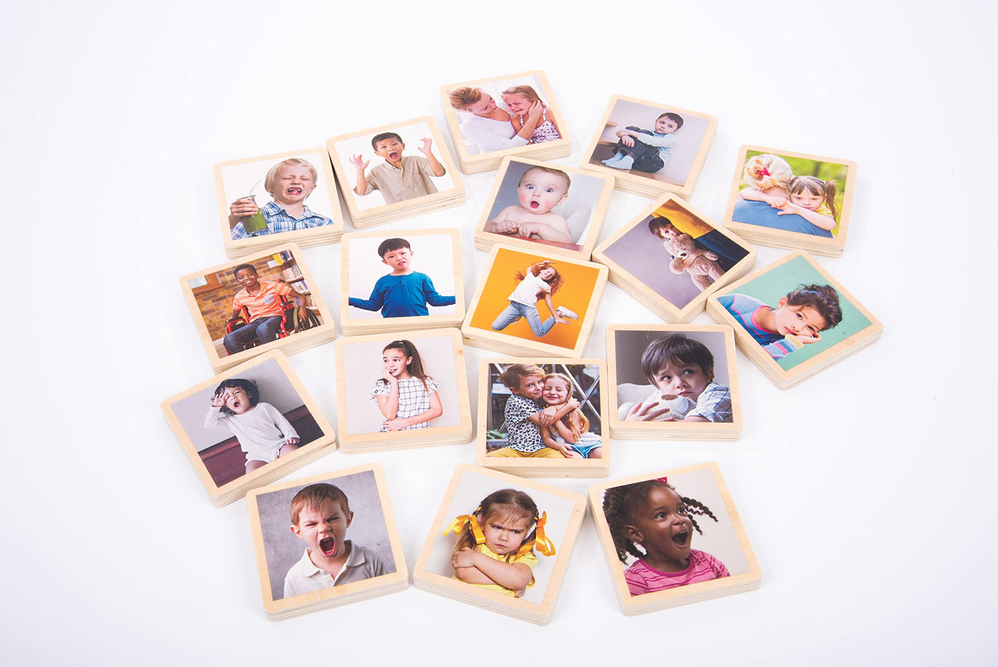 My Emotions Wooden Tiles 18/Set