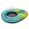 Hydro-Force 66.5 X 54 Inflatable Tube Swim Ring With Built-In Cooler & Cup Holder