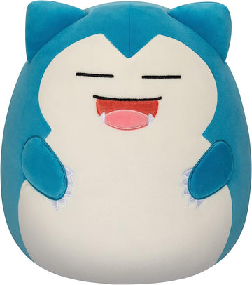 Squishmallows 14-Inch Snorlax Plush, Ultrasoft Blue and White Stuffed Animal, Model SQPK00103