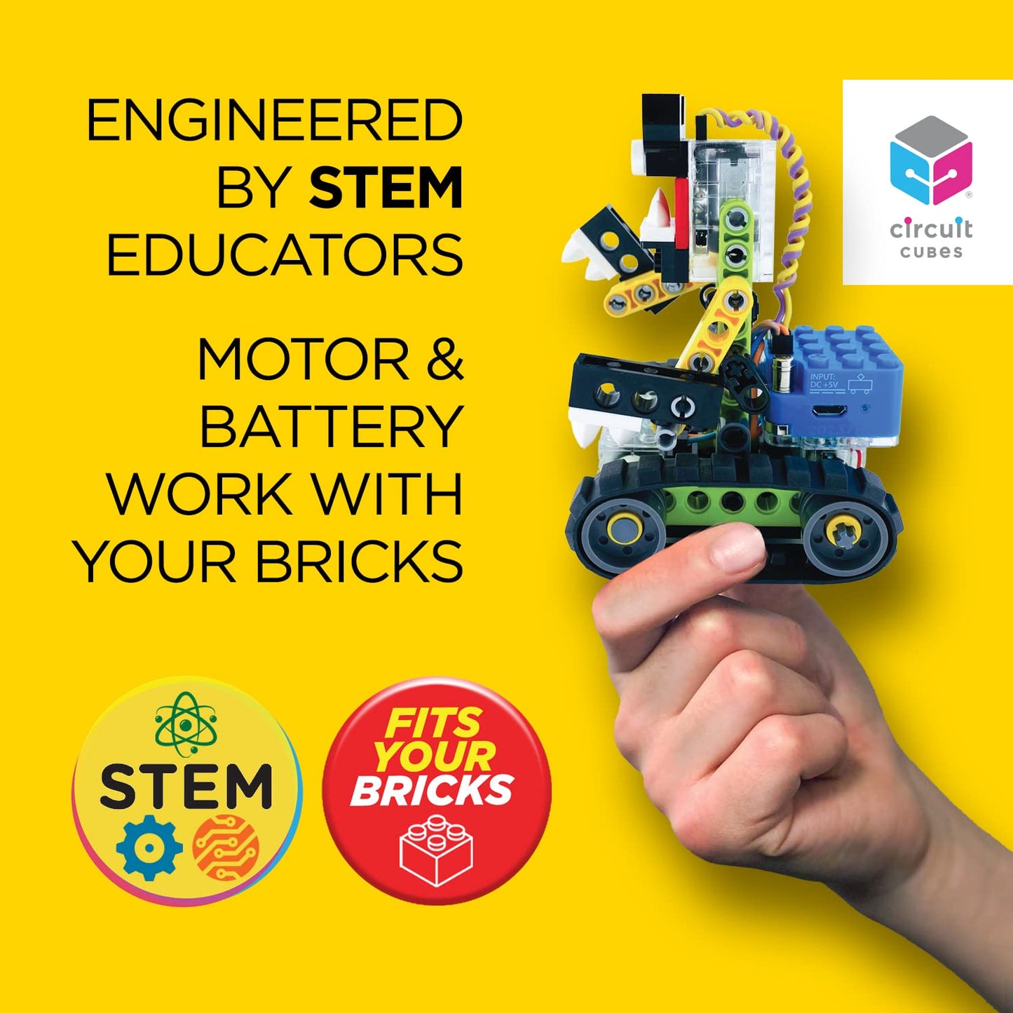 Circuit Cubes Monster Maker Kit – Remote Control Robotics Kit - Stem Learning Toy For Kids Age 8 And Up