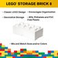 Room Copenhagen 8 Lego Brick Box, White