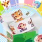 JIXZEN 1.5 Inch Animal Stickers for Kids, 3 Rolls 1500 PCS Cute Stickers for Toddlers 2-4 Years, 24 Designs Farm/Ocean/Wild Moti