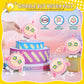 A ALPHA Eggy Party Toys, Rosie Action Figures Transformer Toys, 2-in-1 Eggy Wobbler Toys to All Ages, Cute Tumbler Toys for Kids
