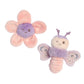 Ebba Playful Flutterflies Flutterfly Rattle & Crinkle Set Baby Stuffed Animal - Sensory Delight - Imaginative Play - Purple 4 Inches