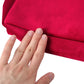 GUSTARIA Mahjong Bag - Empty Cloth Case for Racks & Extra Tile Bag, Red