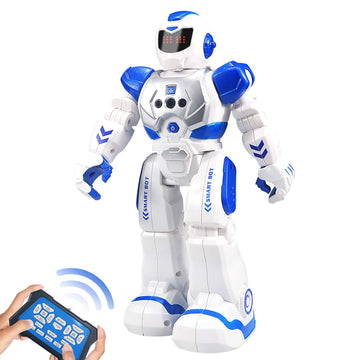 Cargooy Best Gift For Kids,Intelligent Programmable Rc Robot With Infrared Controller Toys,Dancing,Singing, Moonwalking And Led