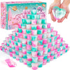 120 Pack Galaxy Slime Kit  Mini Bulk Slimes Stress Relief Toys for Girls Boys  Smooth and Soft  Party Favors  Goodie Bag Stuffers  Classroom Exchange Prizes  Valentines Slime Putty for Kids