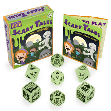 Imagination Generation Story Time Dice: Scary Tales - Glows in The Dark, Multi Color, Model TCGM-002