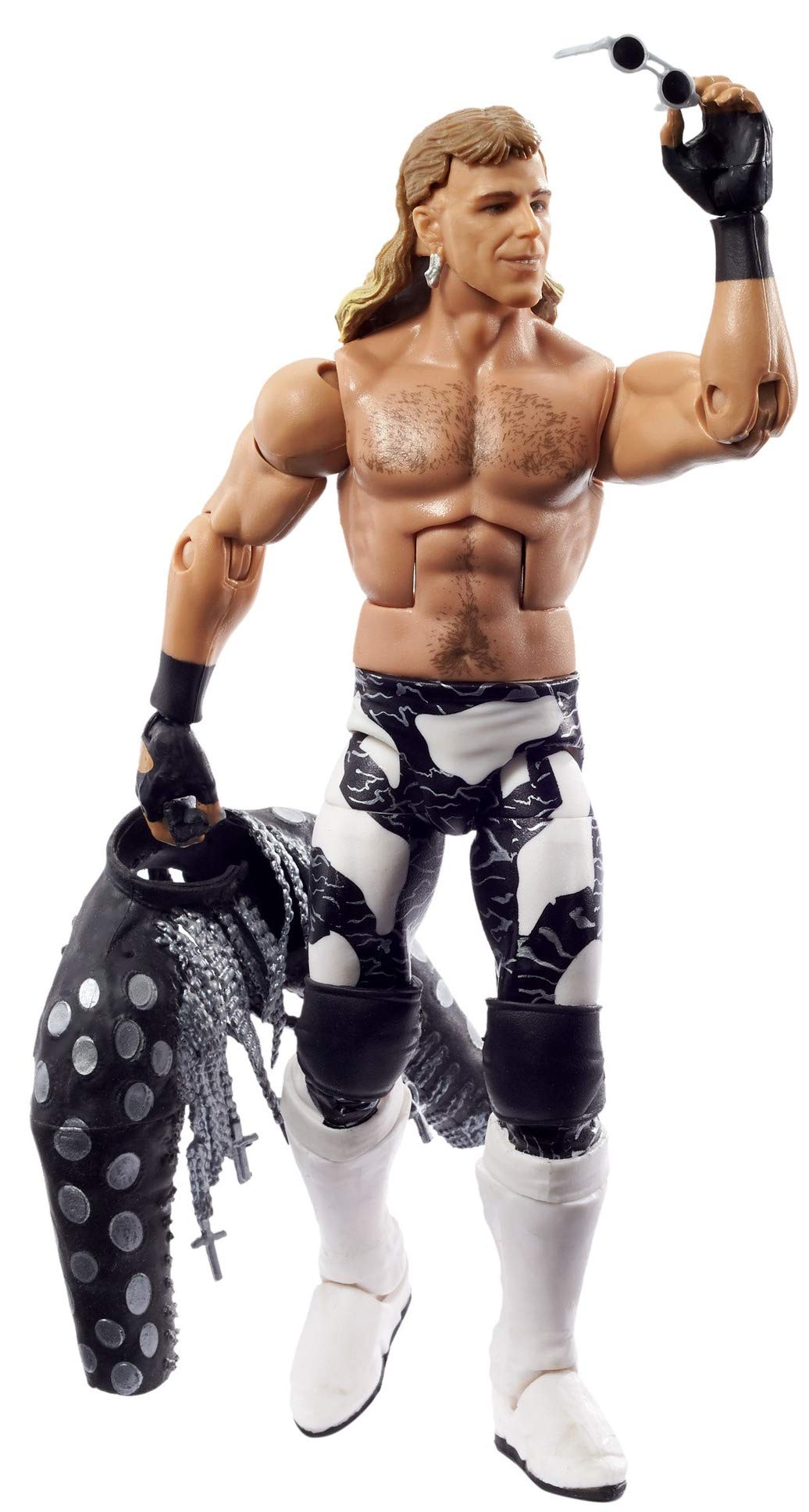 WWE Wrestlemania 37 advanced Collection Shawn Michaels Action Figure with Entrance VestSunglasses and Paul Ellering and Rocco BuildAFigure Pieces6 in Posable Collectible Gift for WWE Fans