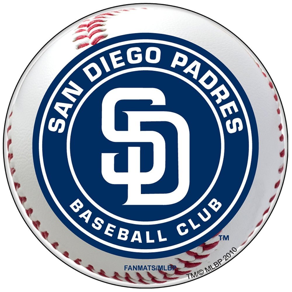Fanmats MLB San Diego Padres Sports Team Logo Get a Grip